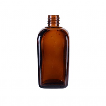 30-100ml Amber square bottle