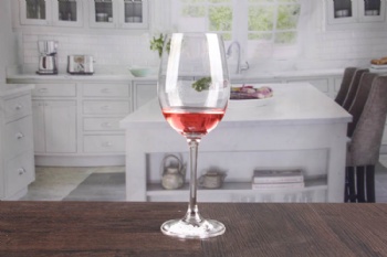 Thin red and white wine glasses crystal glass goblets stemware wholesale