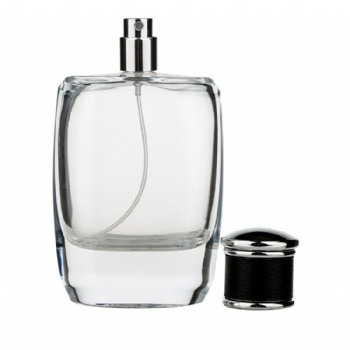 100ml refilled glass square perfume spray bottle